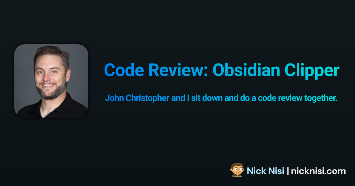 Code Review: Obsidian Clipper